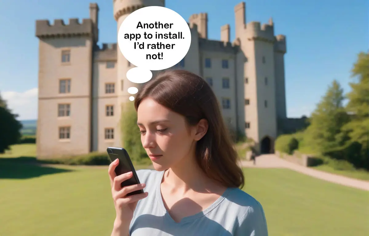 Mobile app visitor privacy